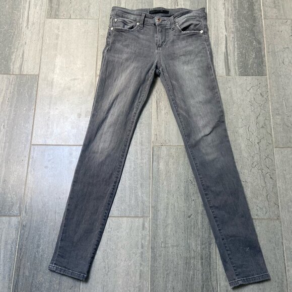 Joes The Icon Skinny Mid Rise Denim Jeans Gray Ashlie Size 25 - Picture 2 of 14